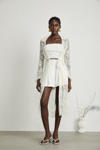 Marcella güpür uzun hırka