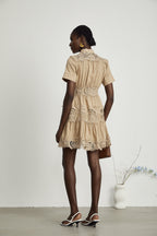 Elinor dantel mini elbise