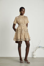 Elinor dantel mini elbise