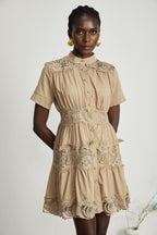 Elinor dantel mini elbise