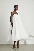 koletta tül mini elbise