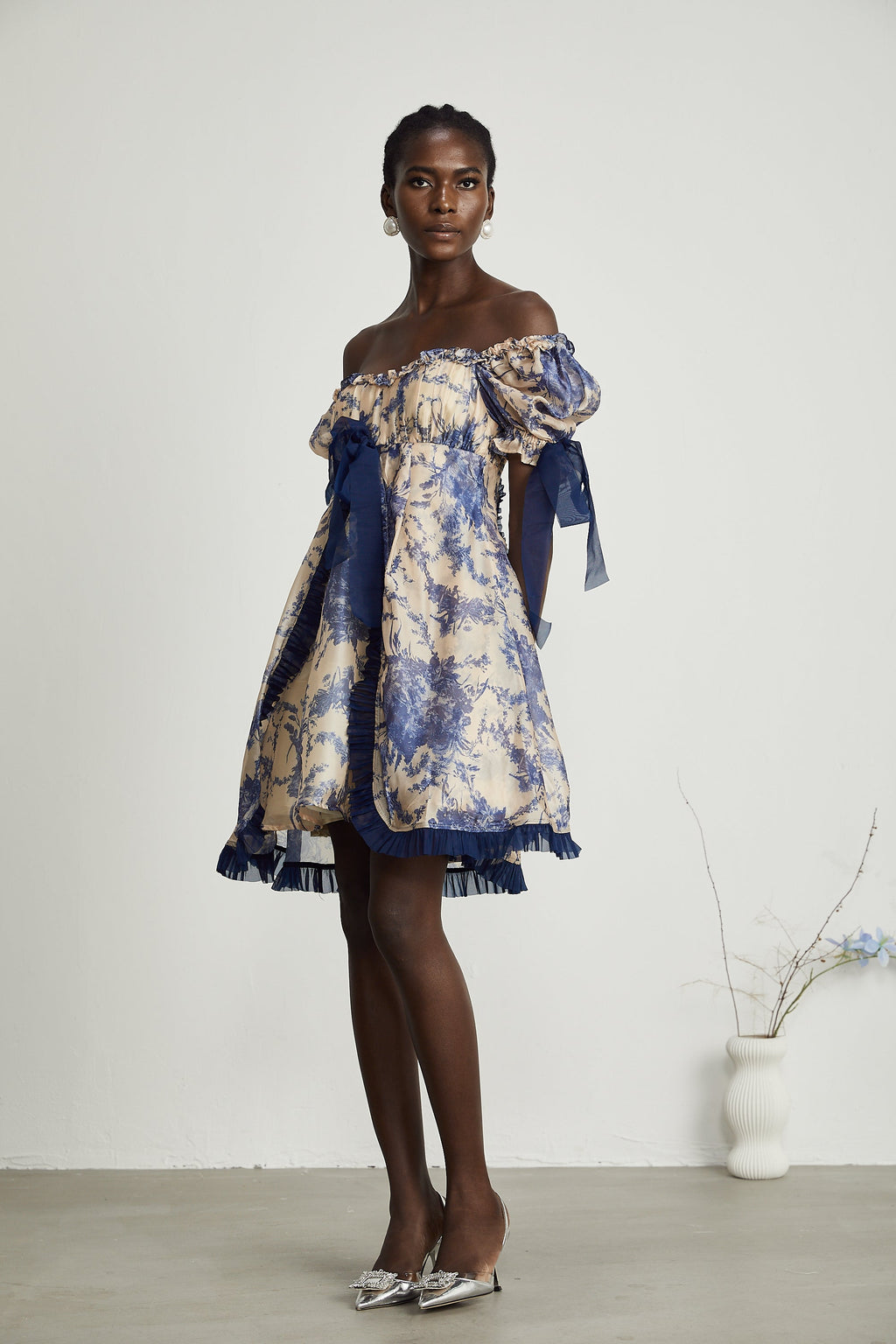 Robyn kurdele mini elbise