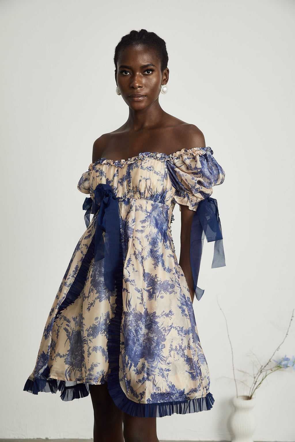 Robyn kurdele mini elbise