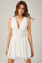 Jamiah çiçek mini elbise