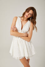 Jamiah çiçek mini elbise