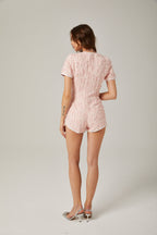 Selia yıpranmış efekt tulum