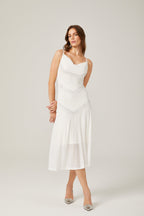 Élise süsleme midi elbise