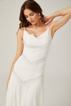 Élise süsleme midi elbise