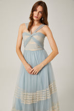 Yasemin dantel maksi elbise