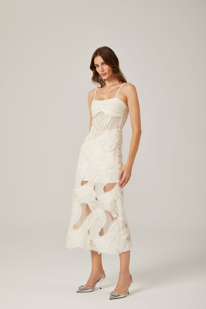 Allegra midi elbise