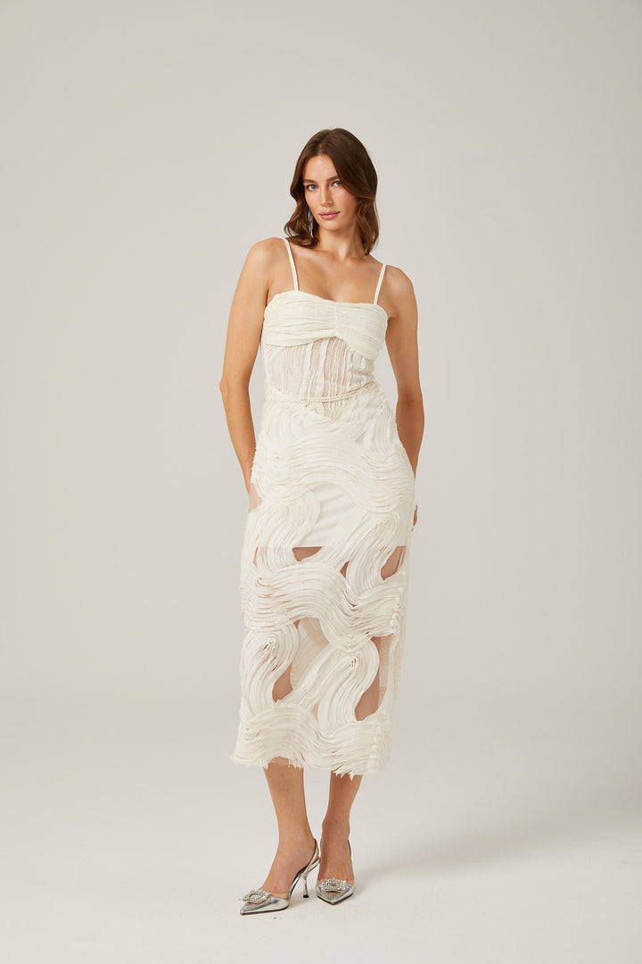 Allegra midi elbise