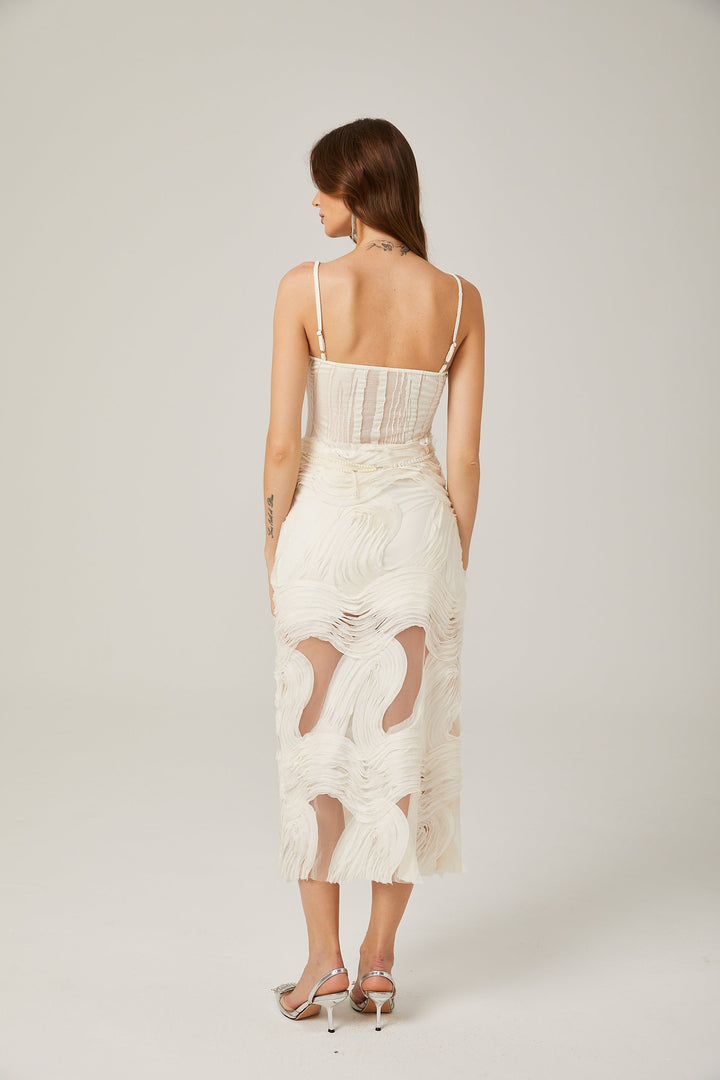 Allegra midi elbise
