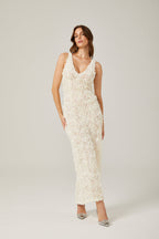 Sylvie çiçek midi elbise