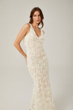 Sylvie çiçek midi elbise