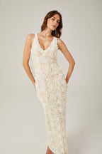 Sylvie çiçek midi elbise