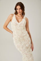 Sylvie çiçek midi elbise