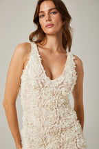 Sylvie çiçek midi elbise