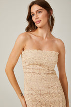 Charlotte dantel mini elbise