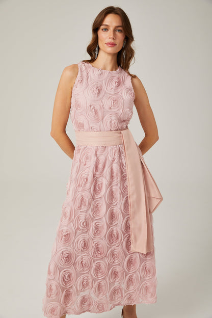 Paulette midi elbise