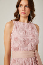 Paulette midi elbise