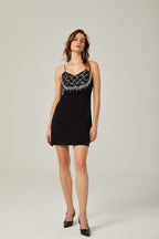 Seraphina süslemeli mini elbise