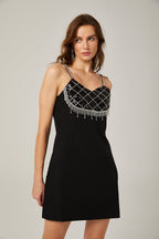 Seraphina süslemeli mini elbise