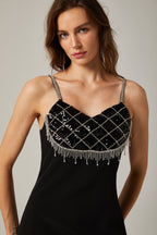 Seraphina süslemeli mini elbise