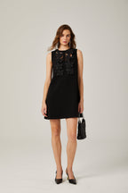 Isolde çiçek mini elbise