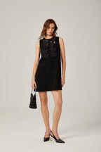 Isolde çiçek mini elbise