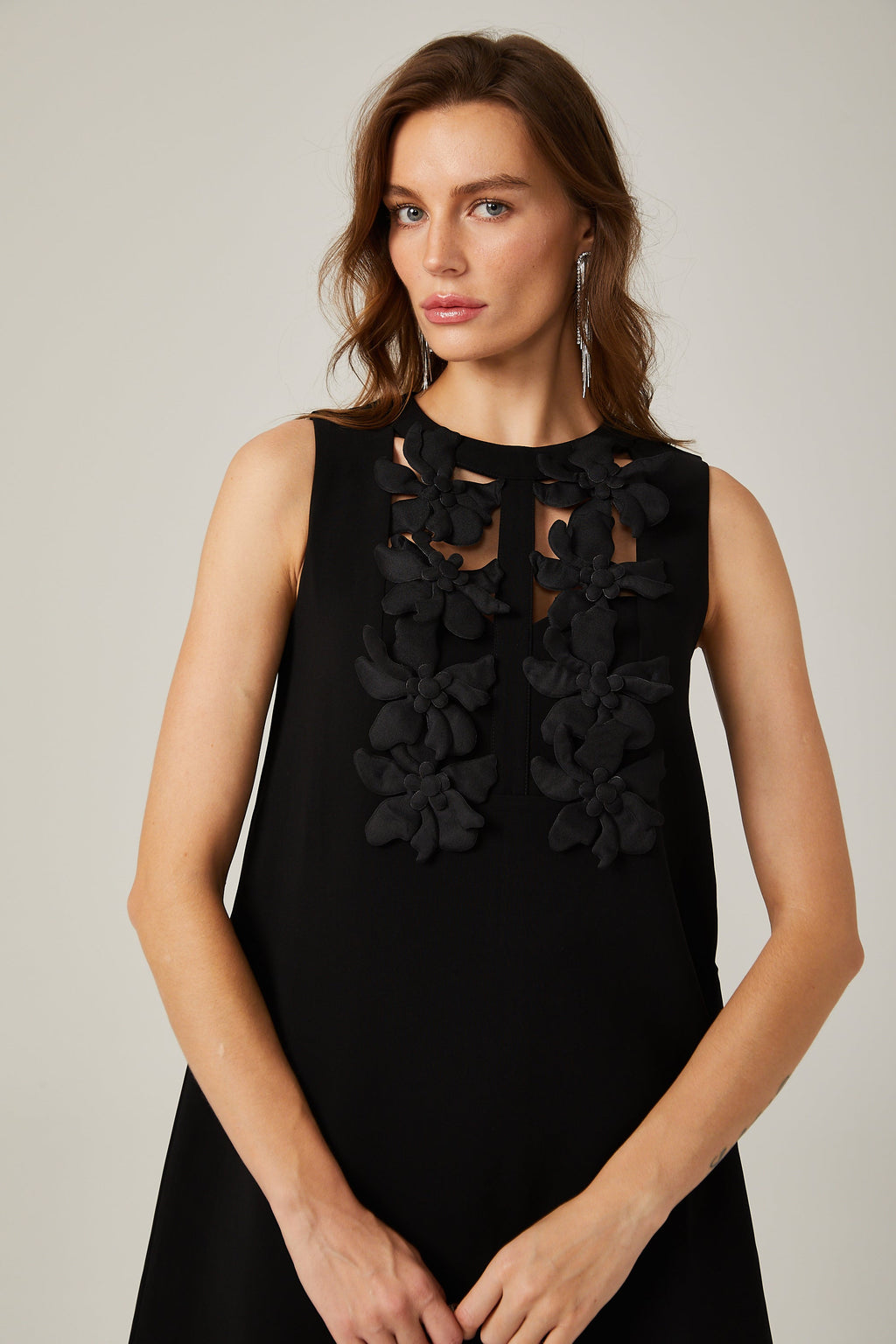 Isolde çiçek mini elbise