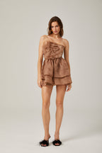 Liliane tül mini elbise