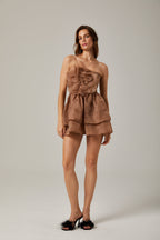 Liliane tül mini elbise