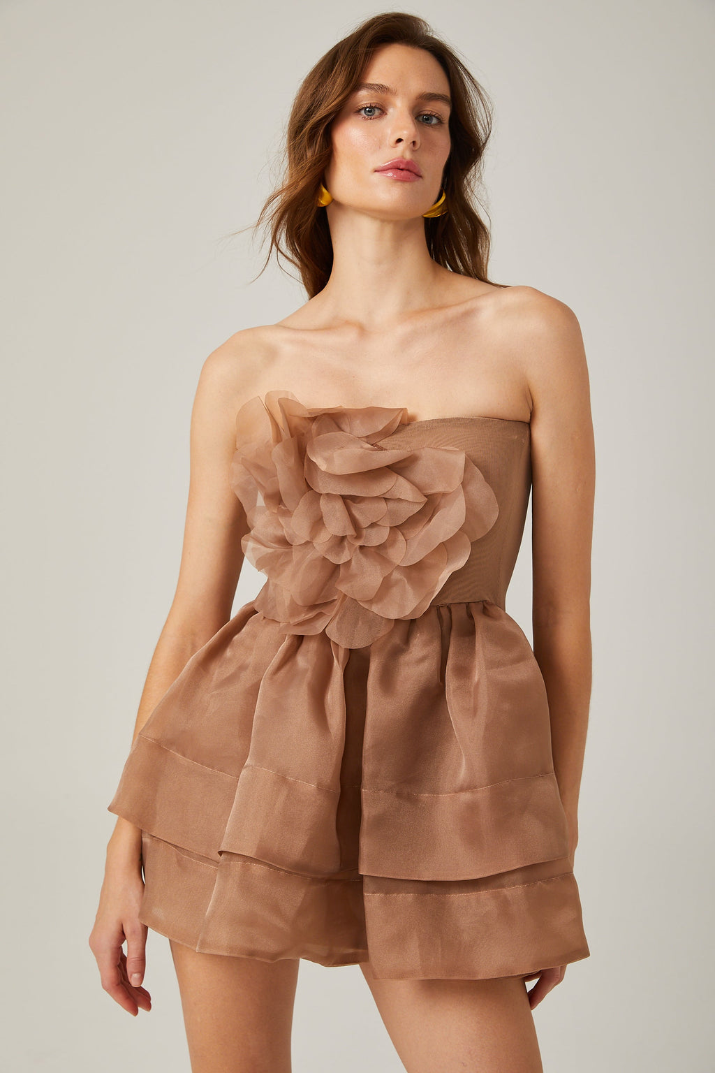 Liliane tül mini elbise