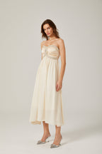 Parisa süsleme midi elbise