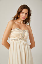 Parisa süsleme midi elbise