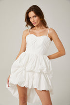 Chloé dekolte mini elbise