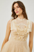 Gisèle tül mini elbise