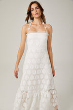 Rosalie dantel midi elbise