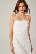 Rosalie dantel midi elbise