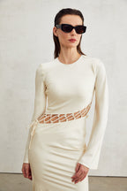 Constance midi elbise