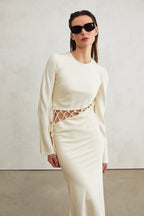 Constance midi elbise