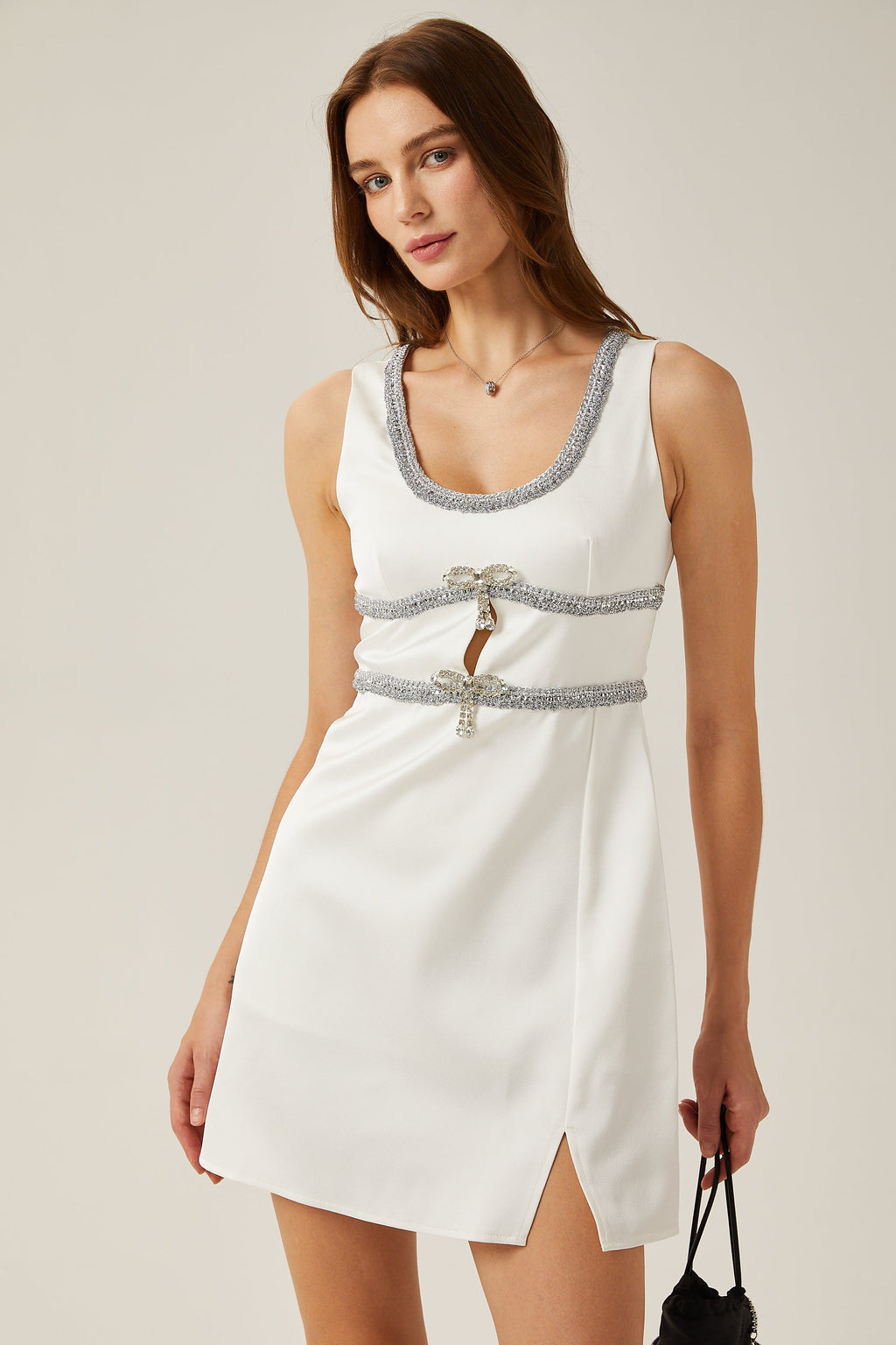 Ghislaine fiyonk mini elbise