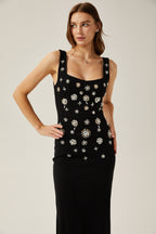 Juliette kristal maksi elbise