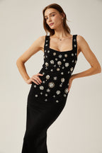 Juliette kristal maksi elbise