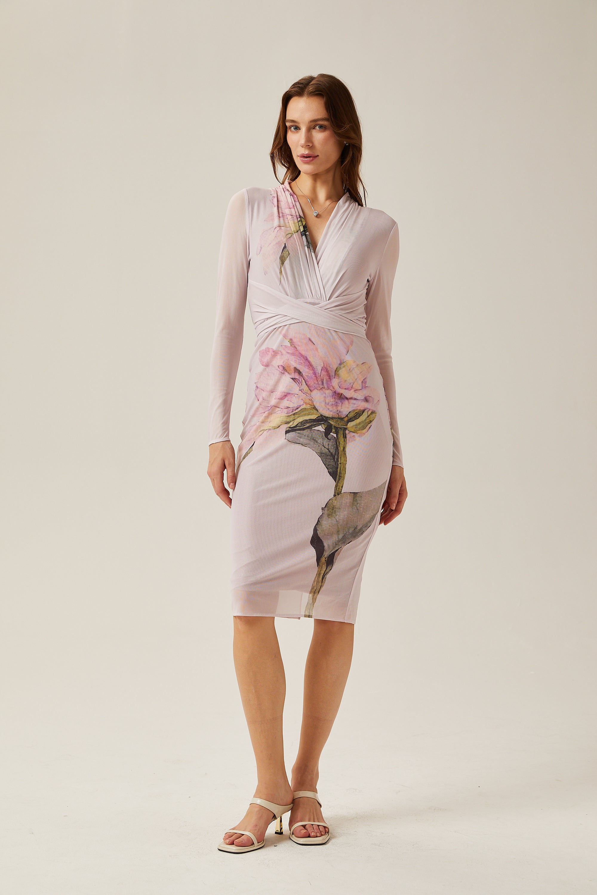 Charlotte midi elbise