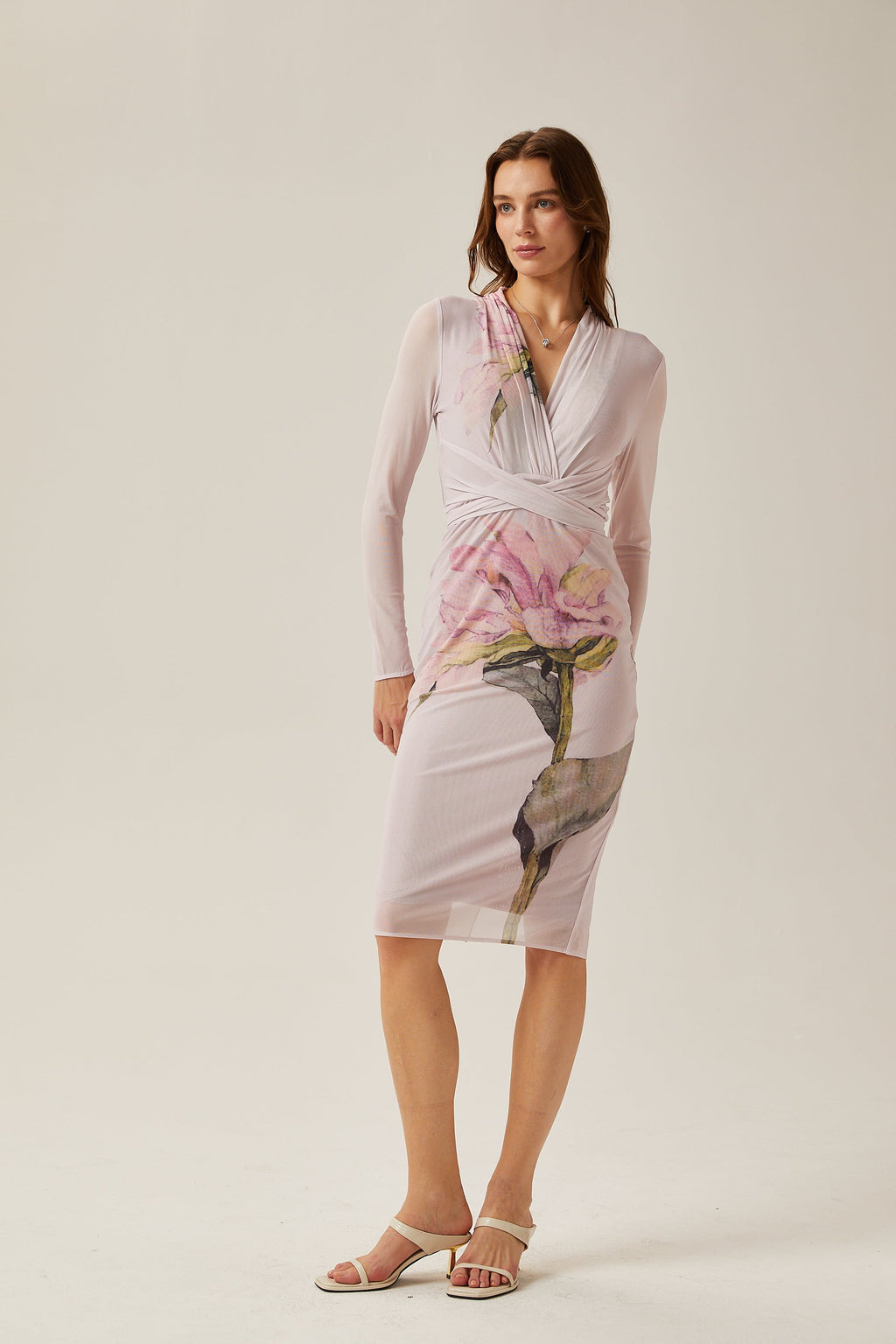 Charlotte midi elbise