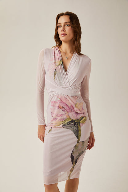 Charlotte midi elbise