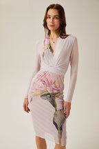 Charlotte midi elbise