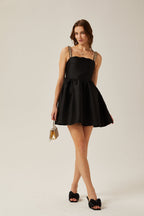 Ondine pile mini elbise