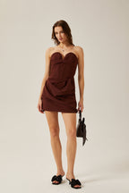 Francine korse mini elbise